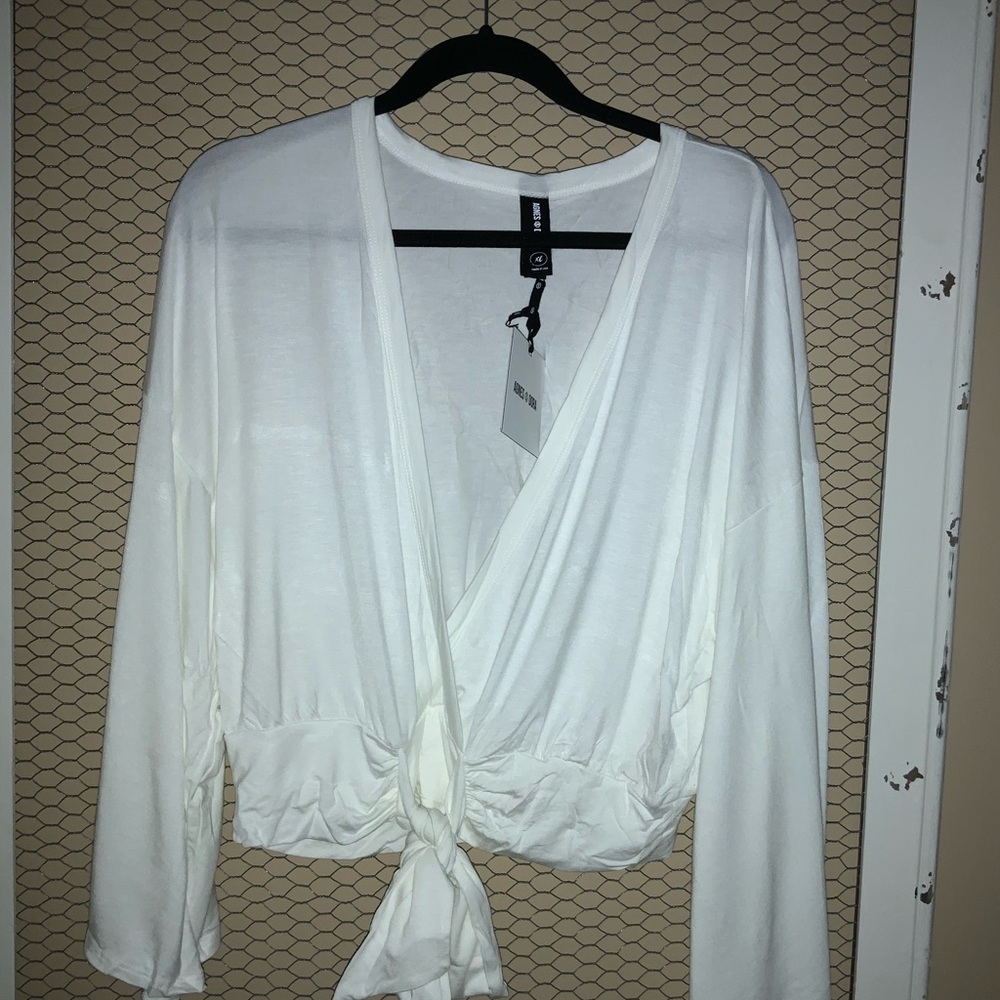 Agnes & Dora Kimono Tie Top XL